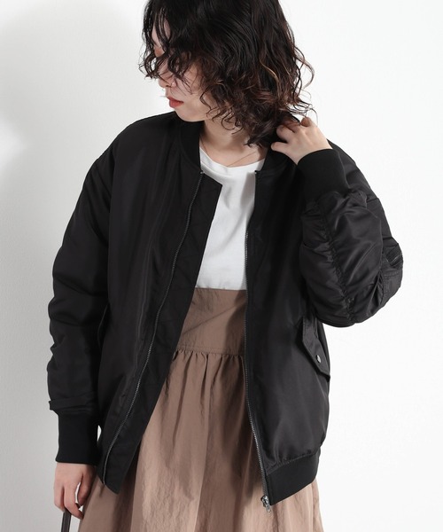 cepo(セポ)の「MA-1ジャケット(MA-1・レディース・ブラック/オリーブ・M)」の22枚目の写真