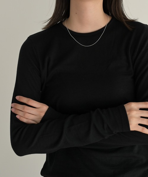 CANAL JEAN(キャナルジーン)の「Pt simpleネックレス(ネックレス・レディース・シルバー/ゴールド・ONE SIZE)」の3枚目の写真