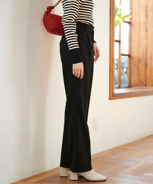 FREE'S MART（フリーズマート）の「【Sシリーズ対応】起毛ストレートフレアパンツ（その他パンツ・レディース・ブラック/ブラウン/ホワイト/ピンク・MEDIUM/SMALL/X-SMALL）」の5枚目の写真