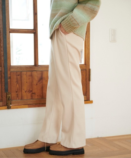 FREE'S MART（フリーズマート）の「【Sシリーズ対応】起毛ストレートフレアパンツ（その他パンツ・レディース・ブラック/ブラウン/ホワイト/ピンク・MEDIUM/SMALL/X-SMALL）」の12枚目の写真