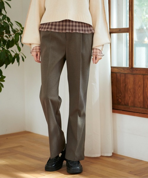 FREE'S MART（フリーズマート）の「【Sシリーズ対応】起毛ストレートフレアパンツ（その他パンツ・レディース・ブラック/ブラウン/ホワイト/ピンク・MEDIUM/SMALL/X-SMALL）」の19枚目の写真