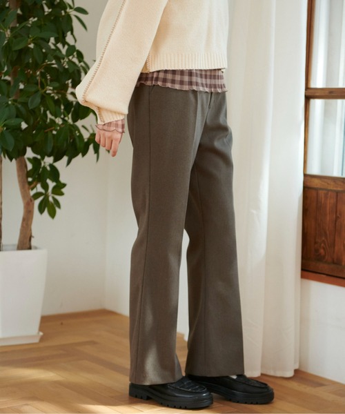 FREE'S MART（フリーズマート）の「【Sシリーズ対応】起毛ストレートフレアパンツ（その他パンツ・レディース・ブラック/ブラウン/ホワイト/ピンク・MEDIUM/SMALL/X-SMALL）」の21枚目の写真