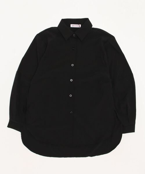ONE DAY KMC （ワンデイケーエムシー）の「ONEDAYKMC select / シンプルBIGシャツ（シャツ/ブラウス・レディース・ブラック/ベージュ/ホワイト・X-LARGE/MEDIUM/LARGE）」の3枚目の写真