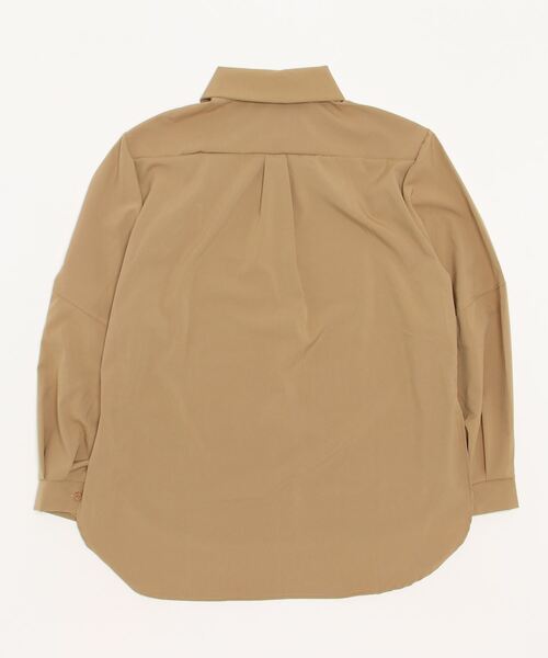 ONE DAY KMC （ワンデイケーエムシー）の「ONEDAYKMC select / シンプルBIGシャツ（シャツ/ブラウス・レディース・ブラック/ベージュ/ホワイト・X-LARGE/MEDIUM/LARGE）」の4枚目の写真