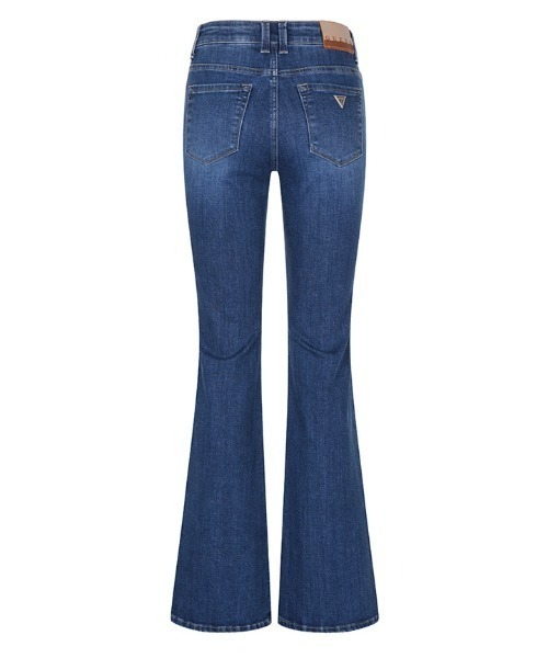 Guess(ゲス)の「Out-Seam Incision Deformed Flare Brush Cut Denim Pants(デニムパンツ・レディース・ダークブルー・24inch/25inch/26inch/27inch/28inch)」の13枚目の写真