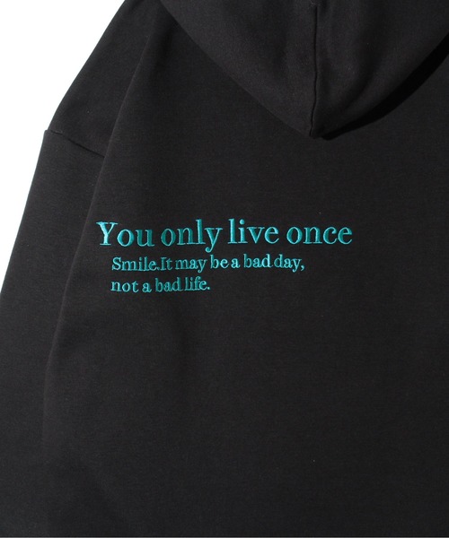 one way（ワンウェイ）の「ロゴBIGパーカー（スウェット・レディース・ライトグレー/ブラック/ホワイト・FREE）」の8枚目の写真