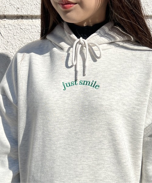 one way（ワンウェイ）の「ロゴBIGパーカー（スウェット・レディース・ライトグレー/ブラック/ホワイト・FREE）」の18枚目の写真