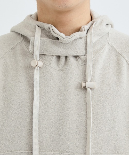 URU(ウル)の「HOODED PARKA(パーカー・メンズ・グリーン/ライトベージュ・1/2)」の7枚目の写真