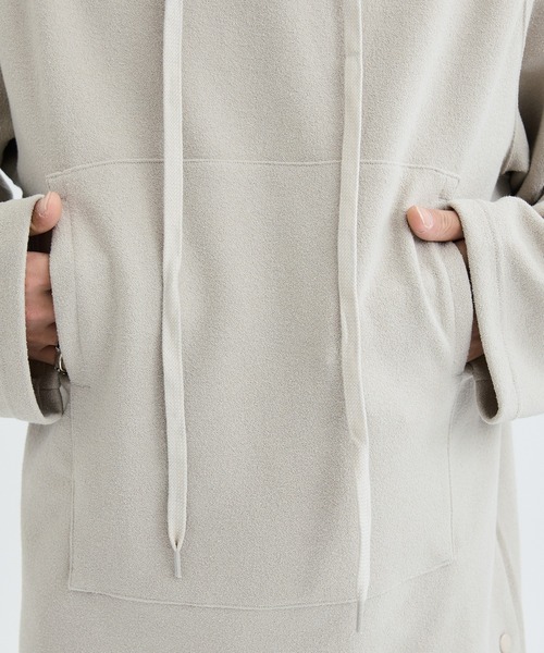 URU(ウル)の「HOODED PARKA(パーカー・メンズ・グリーン/ライトベージュ・1/2)」の9枚目の写真