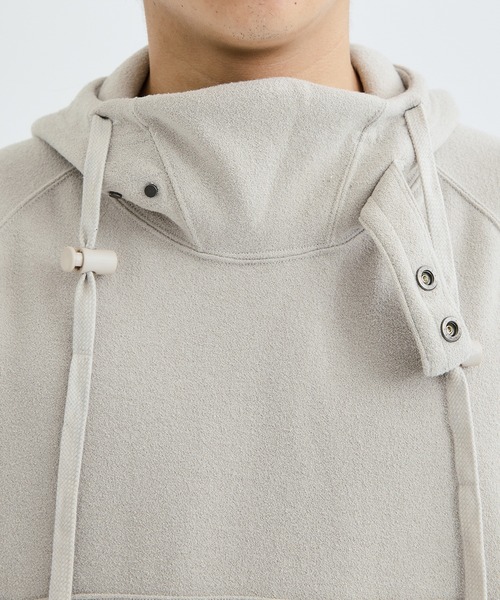 URU(ウル)の「HOODED PARKA(パーカー・メンズ・グリーン/ライトベージュ・1/2)」の8枚目の写真