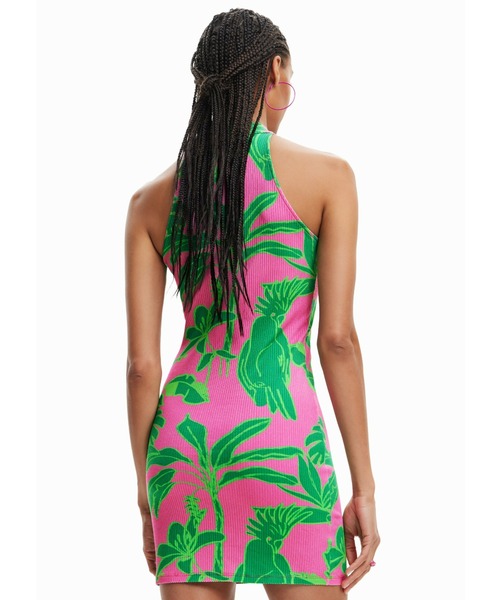Desigual(デシグアル)の「ホルターネック ショートワンピース(ワンピース・レディース・レッド・S/M/XL/XS/L)」の4枚目の写真