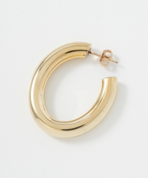 Laura Lombardi（ローラロンバルディ）の「MINI CURVE EARRINGS（ピアス（両耳用）・レディース・ゴールド・ONE SIZE）」の3枚目の写真