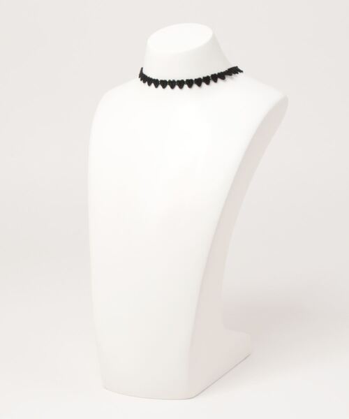 GGD SELECT(ジージーディー セレクト)の「ハートレースチョーカー(チョーカー・レディース・ブラック・FREE)」の2枚目の写真