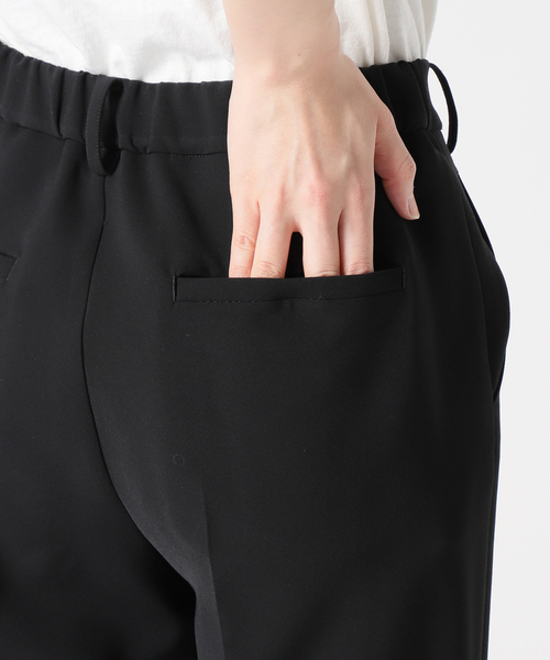 新品未使用　FRAMeWORK ダブルクロススリットパンツ　ブラック　40 ≪追加≫ダブルクロススリットパンツ3（スラックス）｜FRAMeWORK