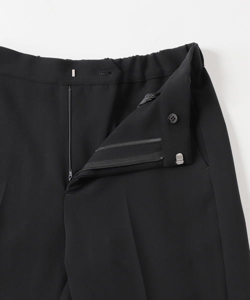 新品未使用　FRAMeWORK ダブルクロススリットパンツ　ブラック　40 ≪追加≫ダブルクロススリットパンツ3（スラックス）｜FRAMeWORK