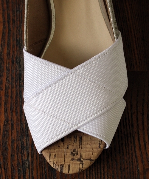 LE TALON（ルタロン）の「◇3CMゴムクロスウエッジ（パンプス・レディース・イエロー系その他/シルバー/ブラック・36/37/38/36.5/37.5/35.5）」の8枚目の写真