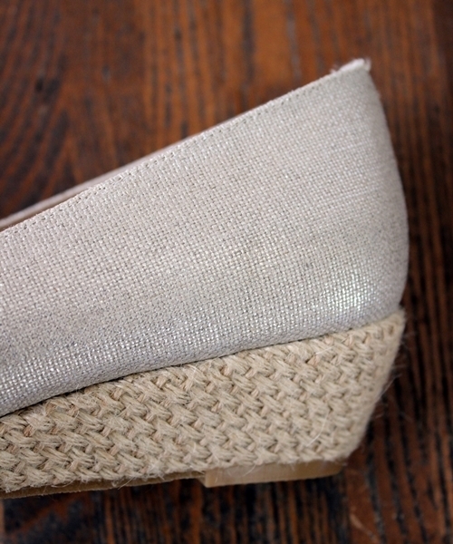 LE TALON（ルタロン）の「◇3CMゴムクロスウエッジ（パンプス・レディース・イエロー系その他/シルバー/ブラック・36/37/38/36.5/37.5/35.5）」の9枚目の写真