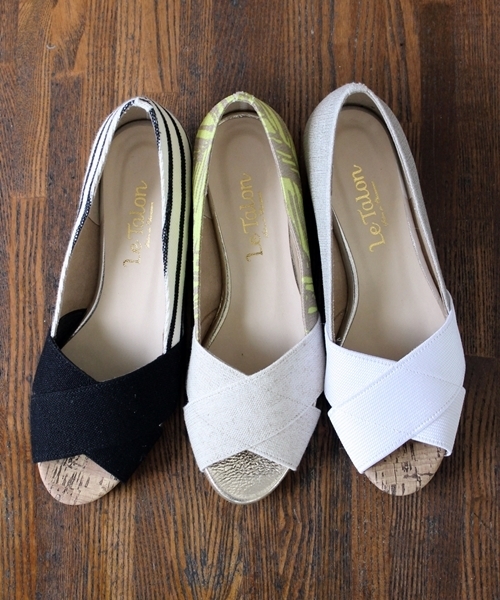 LE TALON（ルタロン）の「◇3CMゴムクロスウエッジ（パンプス・レディース・イエロー系その他/シルバー/ブラック・36/37/38/36.5/37.5/35.5）」の10枚目の写真