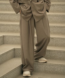 welise | 【welise/ウェライズ】welise ×風早ゆうた　ワンタック リラクシー ワイドスラックス パンツ〈セットアップ対応〉(スラックス)