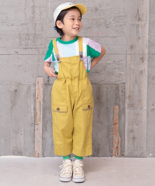 RAGMART(ラグマート)の「サロペット 8分丈(サロペット/オーバーオール・キッズ・イエロー/ブルー・130cm/100cm/110cm/120cm)」の5枚目の写真