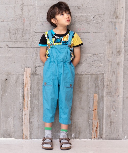RAGMART(ラグマート)の「サロペット 8分丈(サロペット/オーバーオール・キッズ・イエロー/ブルー・130cm/100cm/110cm/120cm)」の8枚目の写真