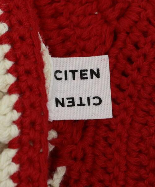 CITEN（シテン）の「＜CITEN＞クロシェ ニット ベスト（ベスト・レディース・レッド/ブラック・FREE）」の17枚目の写真