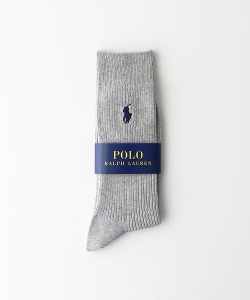 POLO RALPH LAUREN（ポロ ラルフ ローレン）の「POLO RALPH LAUREN メンズ 消臭加工 ワンポイント リブソックス 02032303（ソックス/靴下・メンズ・ブラック/グレー系その他/チャコールグレー/オフホワイト/マルーン/ベージュ系その他/パープル系その他/ダークネイビー/ホワイト/ネイビー・24-26cm (M)/26-28cm (L)/22-24cm(S)）」の13枚目の写真