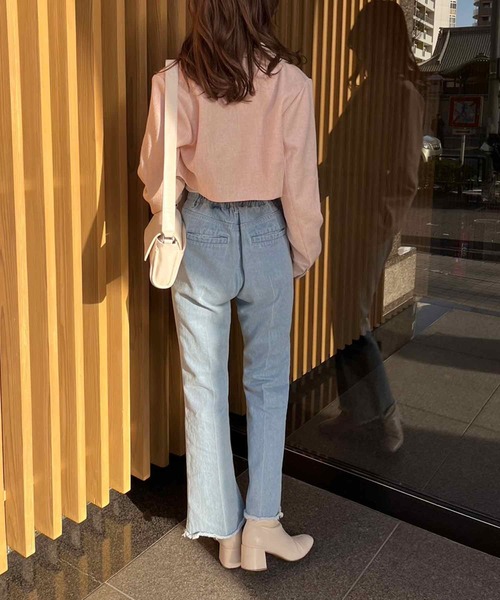 one after another NICE CLAUP（ワンアフターアナザーナイスクラップ）の「【セットアップジャンスカあり】ツイードショートジャケット（テーラードジャケット・レディース・ブラック/ピンク/アイボリー/ホワイト系その他・FREE）」の14枚目の写真