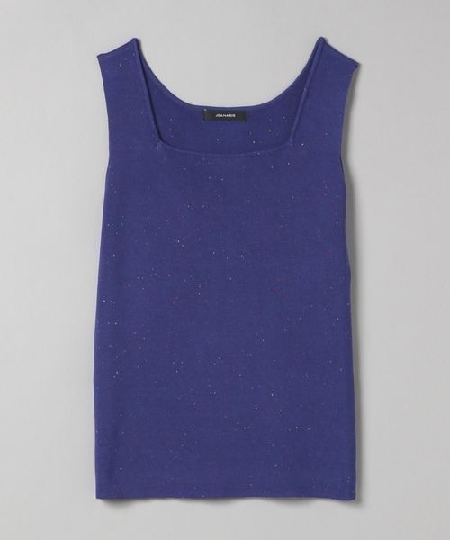 JEANASIS（ジーナシス）の「スクエアネックソウバリタンク/191958（タンクトップ・レディース・ホワイト/チャコールグレー/ブラック/ライトブラウン/ネイビー系・FREE）」の5枚目の写真