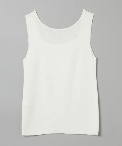 JEANASIS（ジーナシス）の「スクエアネックソウバリタンク/191958（タンクトップ・レディース・ホワイト/チャコールグレー/ブラック/ライトブラウン/ネイビー系・FREE）」の10枚目の写真