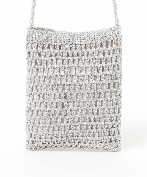 B:MING by BEAMS（ビーミングバイビームス）の「B:MING by BEAMS / 透かし編み ショルダーバッグ（ショルダーバッグ・レディース・シルバー/ゴールド・ONE SIZE）」の5枚目の写真