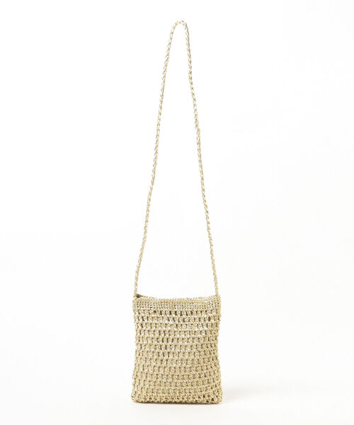 B:MING by BEAMS（ビーミングバイビームス）の「B:MING by BEAMS / 透かし編み ショルダーバッグ（ショルダーバッグ・レディース・シルバー/ゴールド・ONE SIZE）」の11枚目の写真