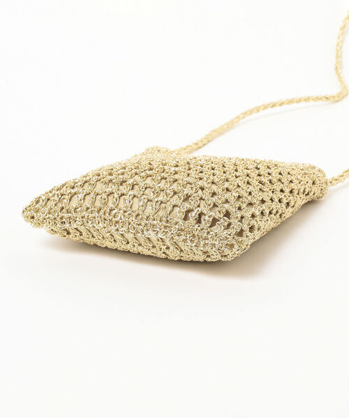 B:MING by BEAMS（ビーミングバイビームス）の「B:MING by BEAMS / 透かし編み ショルダーバッグ（ショルダーバッグ・レディース・シルバー/ゴールド・ONE SIZE）」の10枚目の写真
