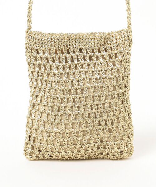 B:MING by BEAMS（ビーミングバイビームス）の「B:MING by BEAMS / 透かし編み ショルダーバッグ（ショルダーバッグ・レディース・シルバー/ゴールド・ONE SIZE）」の9枚目の写真