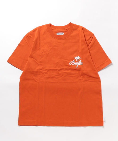 BANKS(バンクス)の「DESIGN TEE/BANKS(バンクス)半袖バックプリントTシャツ(Tシャツ/カットソー・メンズ・ネイビー/オレンジ・SMALL/MEDIUM/LARGE/X-LARGE)」の3枚目の写真
