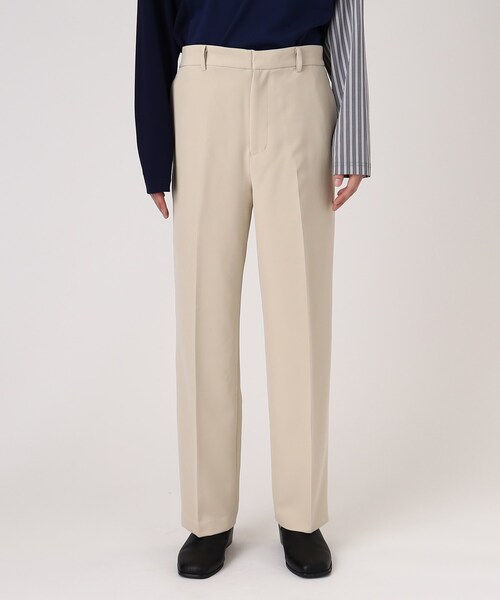 tk.TAKEO KIKUCHI(ティーケータケオキクチ)の「◆ヴィールマテリアル セミワイドストレートパンツ(その他パンツ・メンズ・ブラック/ダークグリーン/ナチュラル・01/02/03)」の4枚目の写真