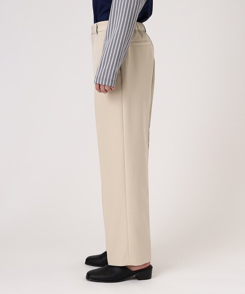 tk.TAKEO KIKUCHI(ティーケータケオキクチ)の「◆ヴィールマテリアル セミワイドストレートパンツ(その他パンツ・メンズ・ブラック/ダークグリーン/ナチュラル・01/02/03)」の6枚目の写真