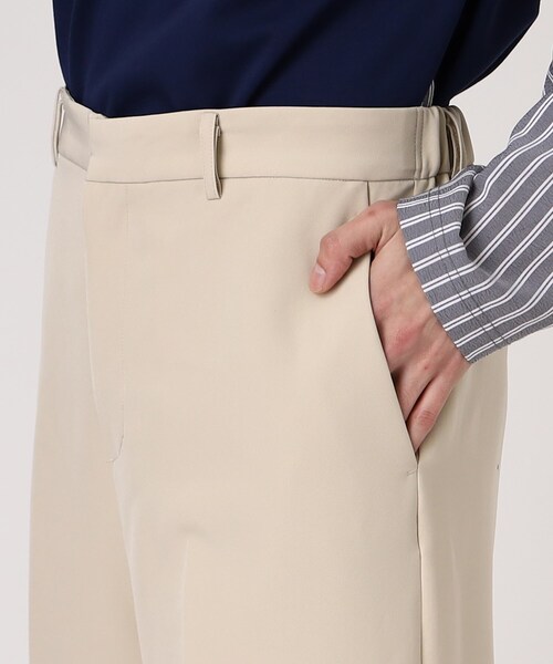 tk.TAKEO KIKUCHI(ティーケータケオキクチ)の「◆ヴィールマテリアル セミワイドストレートパンツ(その他パンツ・メンズ・ブラック/ダークグリーン/ナチュラル・01/02/03)」の11枚目の写真