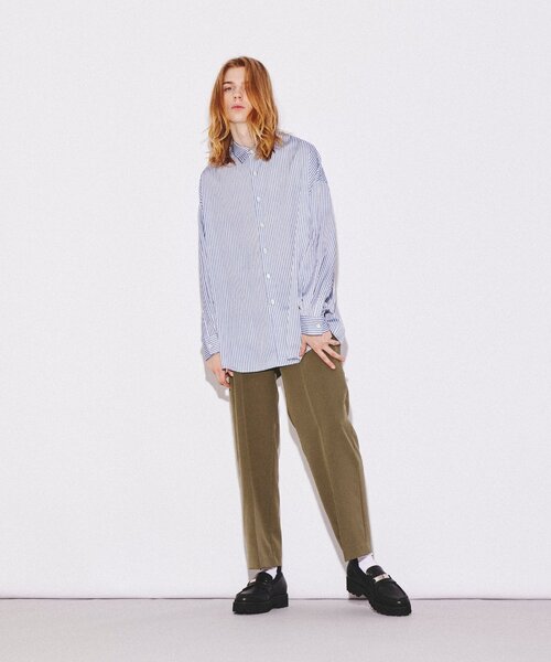 tk.TAKEO KIKUCHI(ティーケータケオキクチ)の「◆ヴィールマテリアル セミワイドストレートパンツ(その他パンツ・メンズ・ブラック/ダークグリーン/ナチュラル・01/02/03)」の22枚目の写真