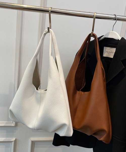 fd style(エフディ スタイル)の「ソフトレザービッグトートバッグ(ショルダーバッグ・レディース・White/Yellow/Black/Brick ・FREE)」の20枚目の写真