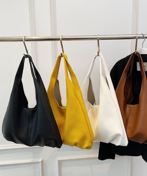 fd style(エフディ スタイル)の「ソフトレザービッグトートバッグ(ショルダーバッグ・レディース・White/Yellow/Black/Brick ・FREE)」の22枚目の写真
