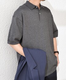 SHIPS any | SHIPS any:〈接触冷感〉ハイゲージ リネンミックス サマー ニット ポロシャツ 25SS◇(ポロシャツ)