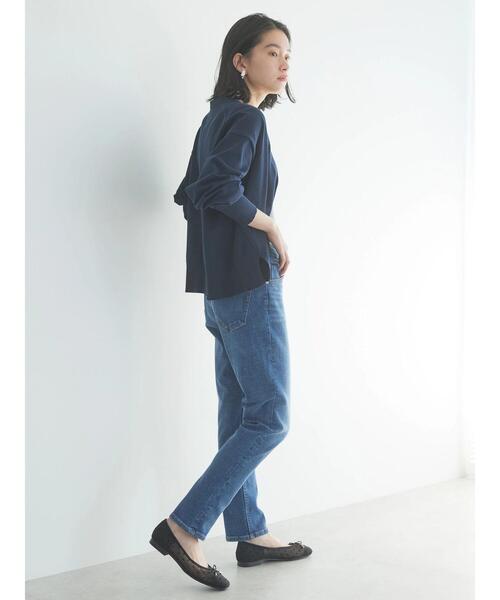 AMERICAN HOLIC（アメリカンホリック）の「Vネックショートカーディガン（カーディガン/ボレロ・レディース・ブルー/グリーン/ネイビー/ライトグレー・M/L）」の14枚目の写真