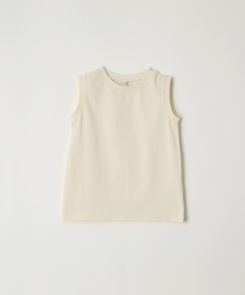 coca（coca）（コカ）の「キッズ レギュラーカラータンクトップ（タンクトップ・キッズ・オレンジ/ライトグリーン/アイボリー・100/110/120/130/140）」の2枚目の写真