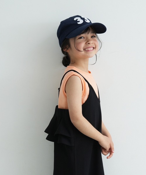 coca（coca）（コカ）の「キッズ レギュラーカラータンクトップ（タンクトップ・キッズ・オレンジ/ライトグリーン/アイボリー・100/110/120/130/140）」の10枚目の写真