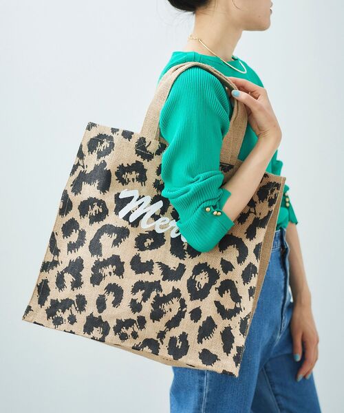 le.coeur blanc（ルクールブラン）の「Maison Bengal アニマルジュートバッグ（かごバッグ・レディース・A/B・FREE）」の2枚目の写真