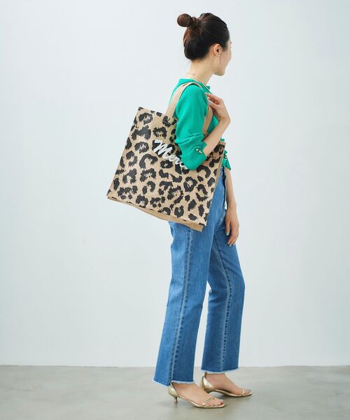 le.coeur blanc（ルクールブラン）の「Maison Bengal アニマルジュートバッグ（かごバッグ・レディース・A/B・FREE）」の4枚目の写真