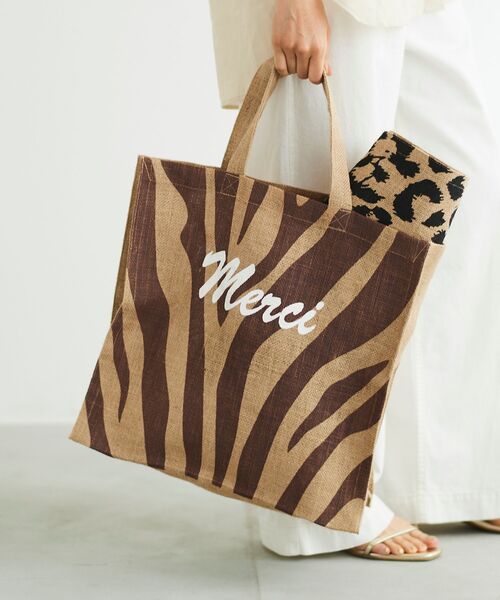 le.coeur blanc（ルクールブラン）の「Maison Bengal アニマルジュートバッグ（かごバッグ・レディース・A/B・FREE）」の9枚目の写真