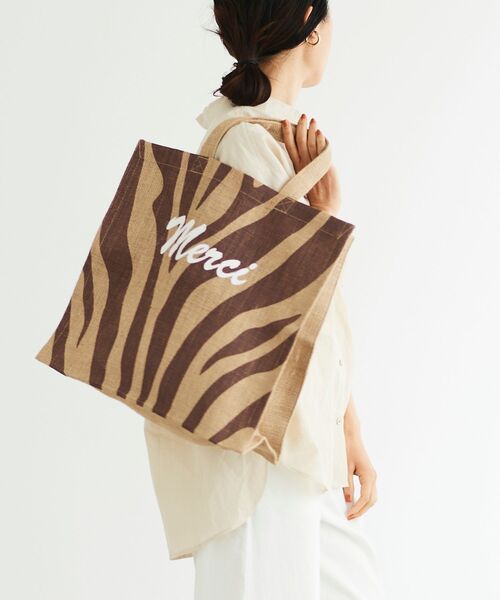 le.coeur blanc（ルクールブラン）の「Maison Bengal アニマルジュートバッグ（かごバッグ・レディース・A/B・FREE）」の13枚目の写真