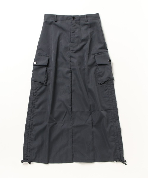 Silly（シリー）の「【韓国コーデに◎】バックスリットシャーリングカーゴスカート（スカート・レディース・グレー・SMALL/MEDIUM/LARGE）」の18枚目の写真